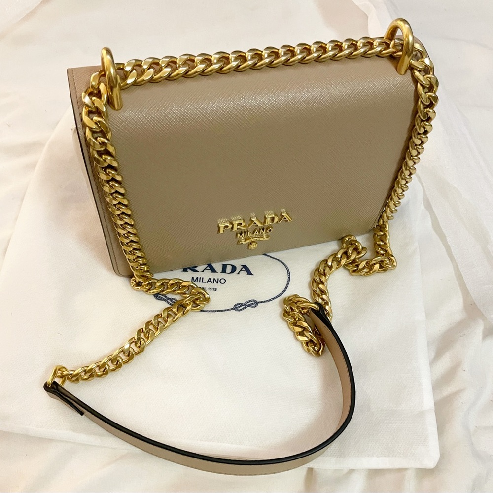 BRAND NEW Authentic Prada with gold hardware RFID